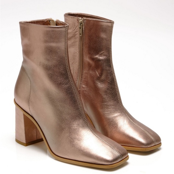 Free People Sienna Ankle Boot Bronze - Picture 1 of 11